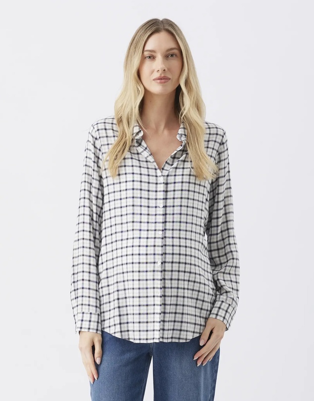 Ripe Maternity - Kay Check Shirt