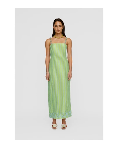The Wolf Gang - Elm Maxi Dress - Peppermint Stripe