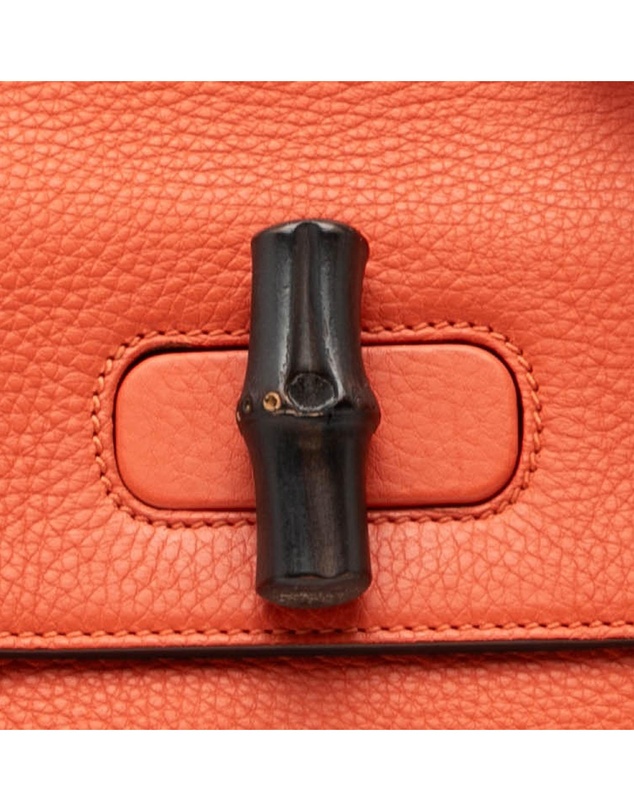 Pre-Loved by Azura Reborn - Pre-Loved Small Leather Bamboo Daily Satchel