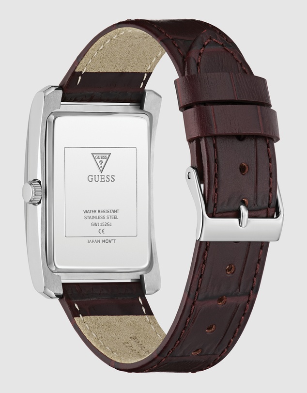GUESS - GUESS Mens Brown Analogue Watch