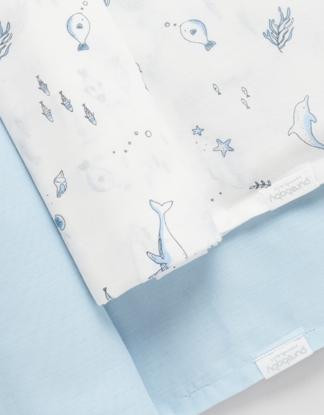 Purebaby - Muslin Wrap 2 Pack-Babies