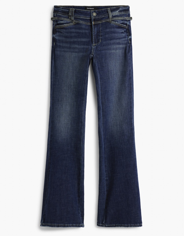 Desigual - Washed flared jeans
