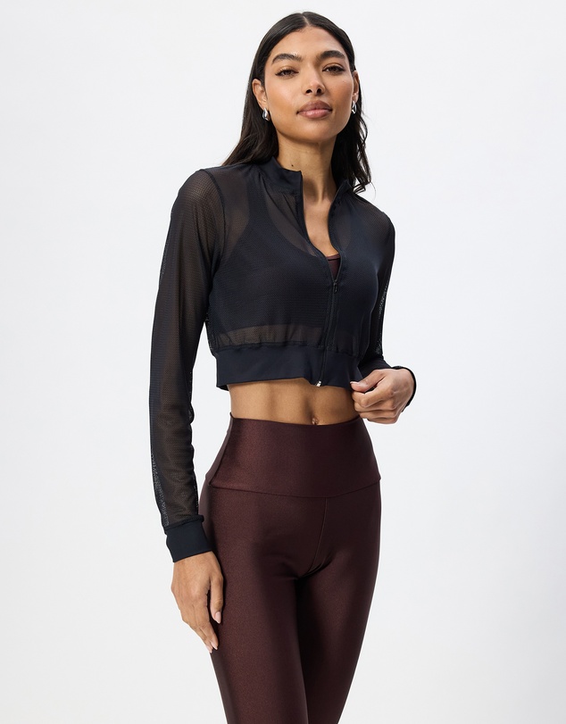 AVE Active - Mesh Crop Jacket