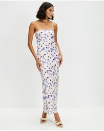 Third Form - Blue Bell Bias Strapless Dress