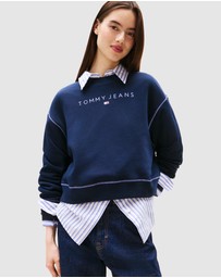 Tommy Jeans - Relax Stitch Linear Crew Sweatshirt
