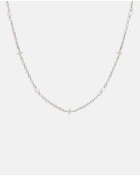 SAINT VALENTINE - Stars & Moons Necklace - Silver