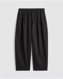 COS - Cotton Cropped Relaxed-Fit Barrel Leg Trousers
