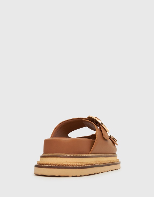 Betts - Harland Leather Flatform Slides