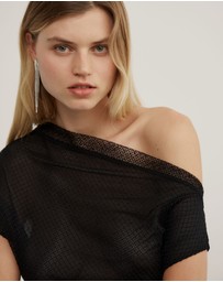 Witchery - Textured Asymmetric Top