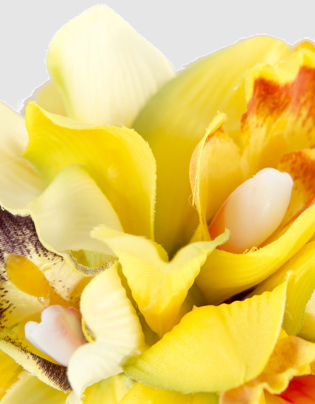 Max Alexander - Large Yellow Flower Headband Fascinator