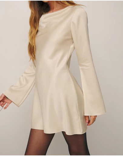 Reformation - Pike Satin Dress