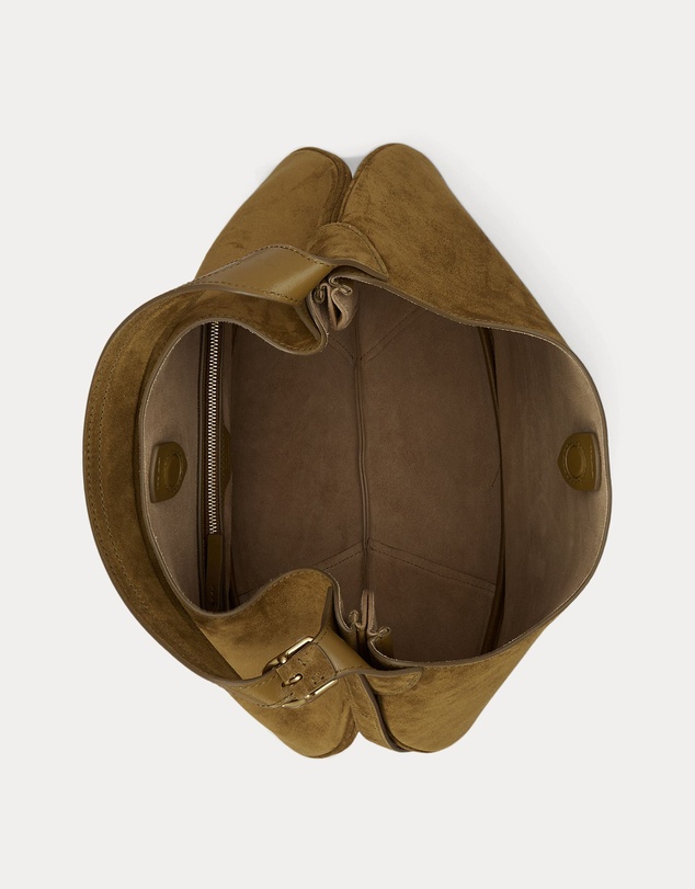 Polo Ralph Lauren - Polo ID Suede Large Shoulder Bag