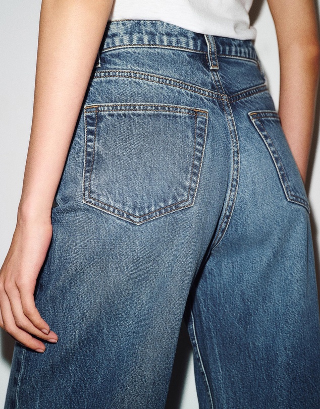 Reformation - Cary High Rise Slouchy Wide Leg Jeans