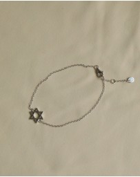 Bianc - Star of David Bracelet