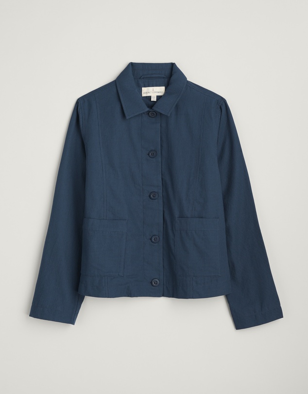 Seasalt - Seasalt Cornwall Navy Carnon Downs Jacket