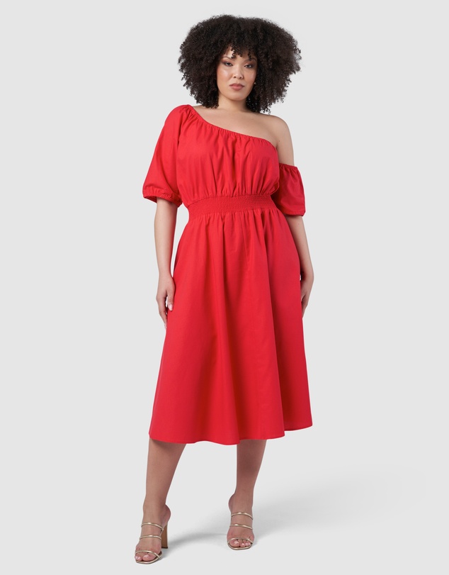 Pink Dusk by Curve Project - Brightside Midi Dress
