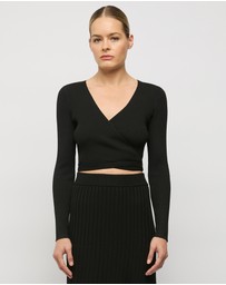 FRIEND of AUDREY - Cassia Multi-Wrap Knit Top