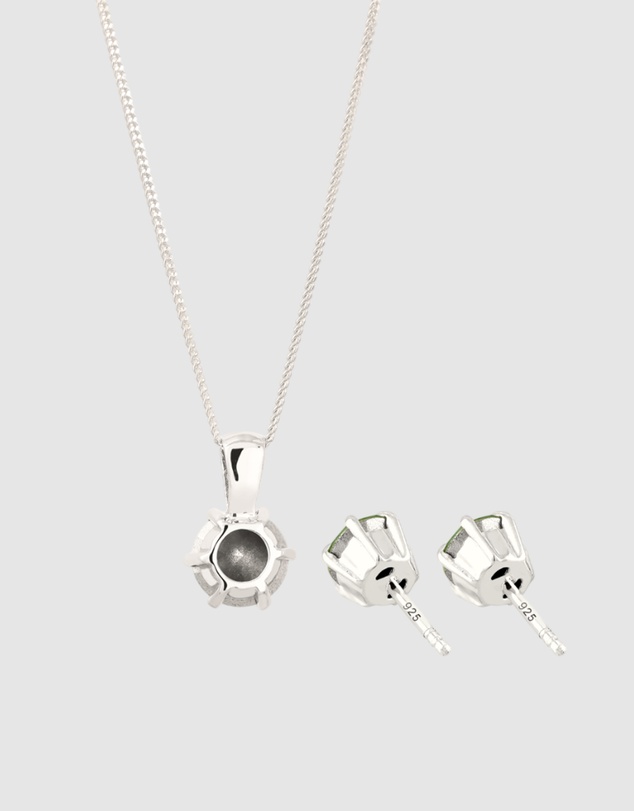 Elli Jewelry - Jewelry Set Crystal 925 Sterling Silver
