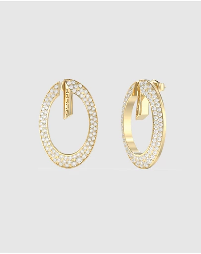 GUESS - GUESS Ladies Gold-Tone 33mm G Camden Maxi Studs