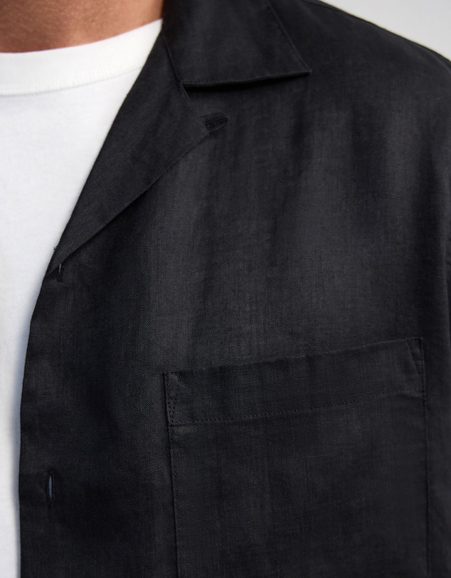 Oxford - Griffin French Linen Short Sleeve Shirt