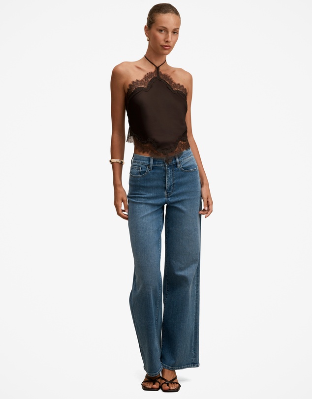 Forever New - Jovie Halter Neck Lace Top