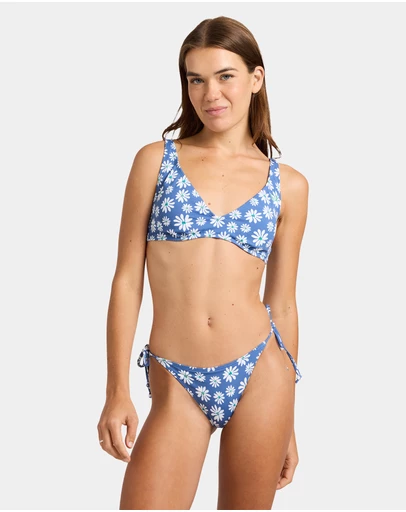 Roxy - Womens Printed Essentials Underwire D Cup Bikini Top