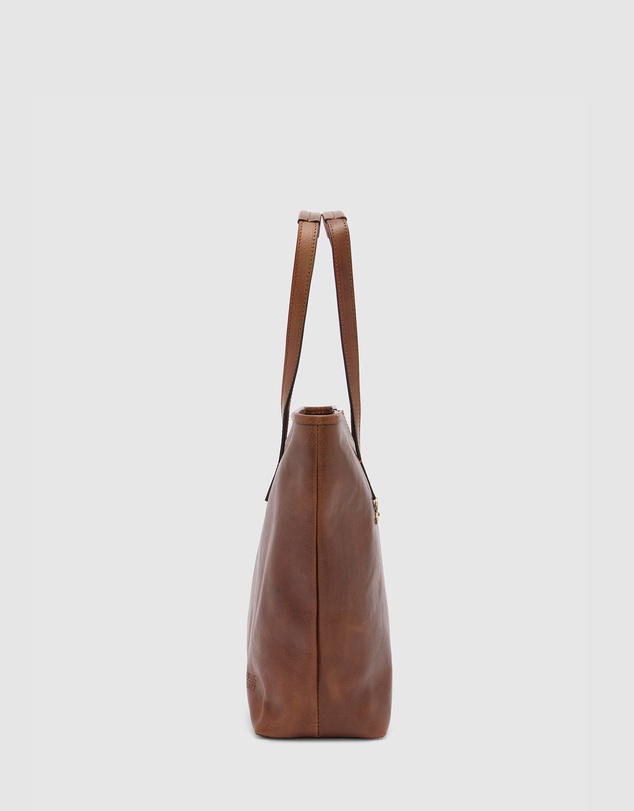 Florence - The Beatrice Matt Brown Leather Tote Work Bag