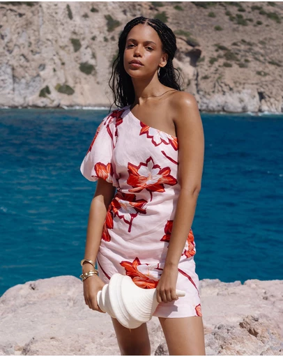 KIVARI - Lani One Shoulder Mini Dress