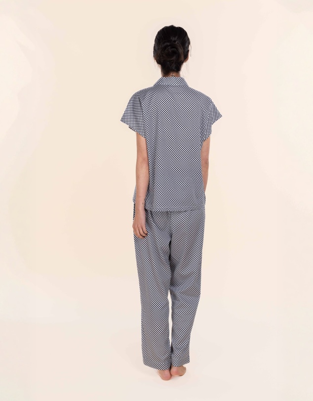 Gingerlilly - Marlie Diamond Print Cotton PJ