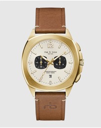 rag & bone - Bleeker Chronograph Mens Leather Strap Watch