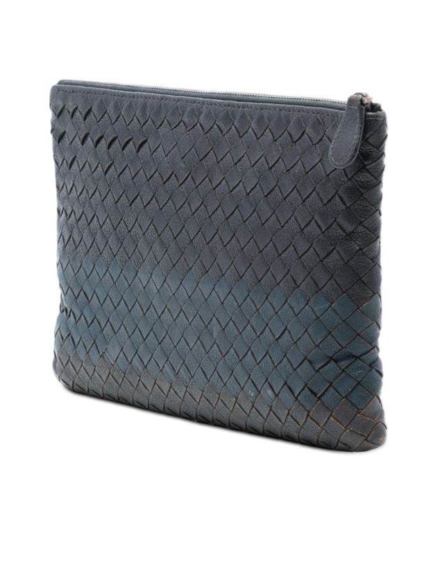 Pre-Loved by Azura Reborn - Pre-Loved Tricolor Nappa Intrecciato Clutch