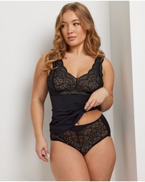 Kayser - 2 Pack Daily Essentials Micro & Geo Lace Full Brief (465 )