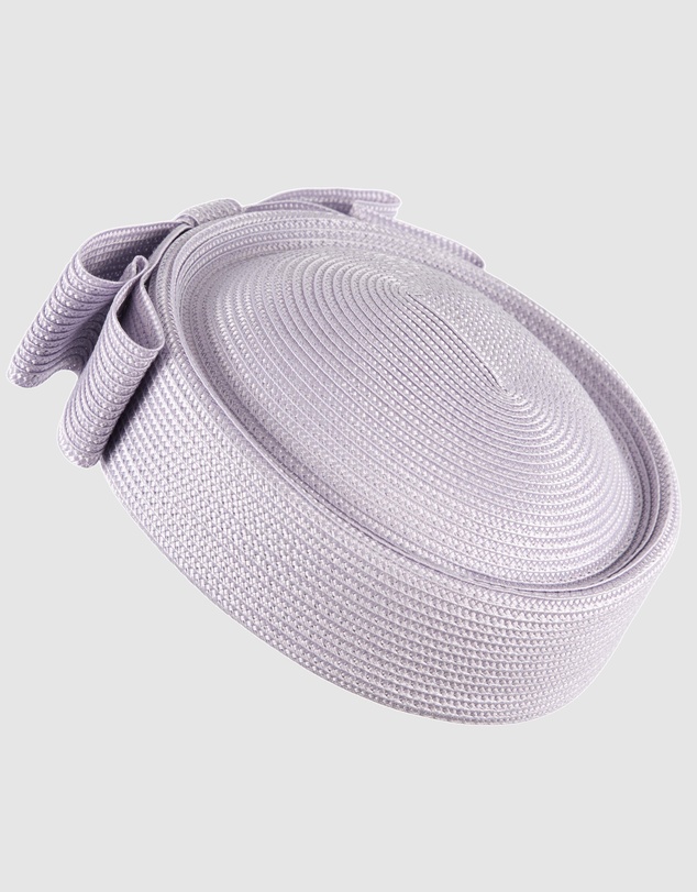 Max Alexander - Lilac Braid Pillbox Hat