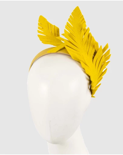 Max Alexander - Felt Leaf Fascinator