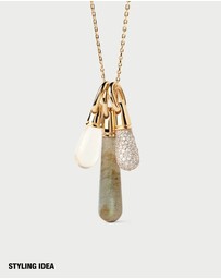 PDPAOLA - Rock Crystal Drop Pendant