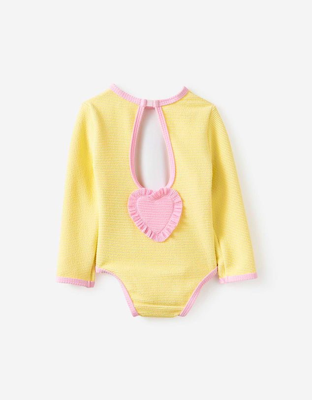 Cotton On Kids - Baby Long Sleeve Keyhole Back Swimsuit