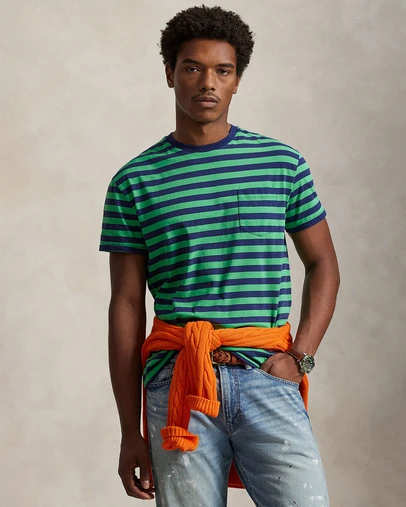 Polo Ralph Lauren - Classic Fit Striped Jersey T-Shirt