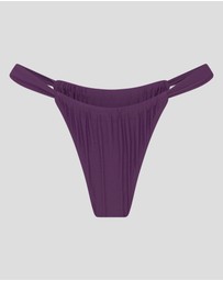 Vacay Swimwear - Rhodes Bottom Plum