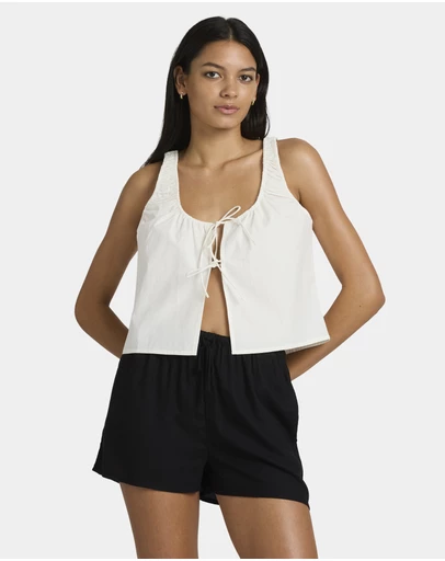 RVCA - Womens Raya Elastic Waist Shorts