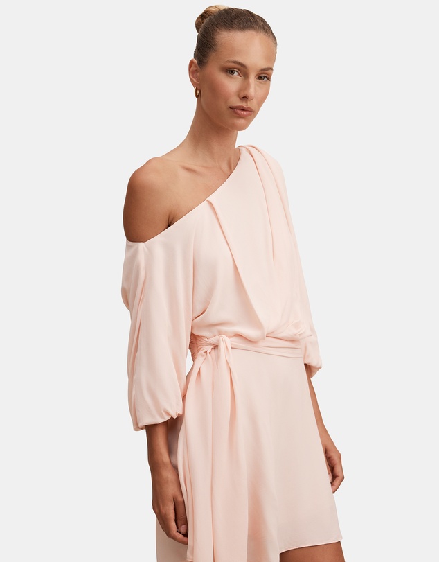 Forever New - Sammy Tipped Draped Mini Dress