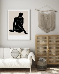Olive et Oriel - Le Femme I Art Print