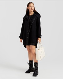 Belle & Bloom - Heavy Hearted Detachable Hooded Coat