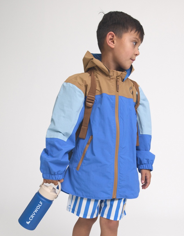 Crywolf - PACKABLE JACKET Ocean Colourblock