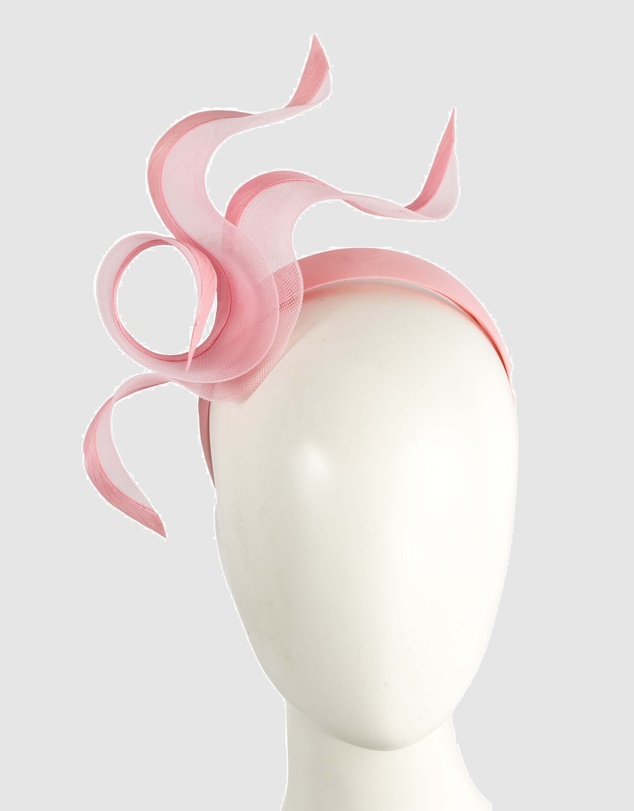 Fillies Collection - Bespoke Sculpted Pink Racing Fascinator