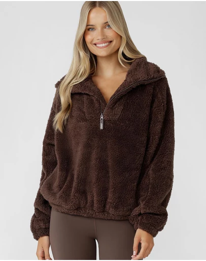 Lorna Jane - Everyday Teddy Quarter Zip Sweat