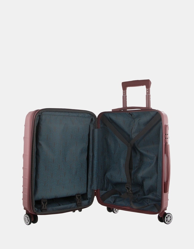 Pierre Cardin - Pierre Cardin Palais Hard Shell Medium and Cabin 2-Piece Set + Luggage Tag
