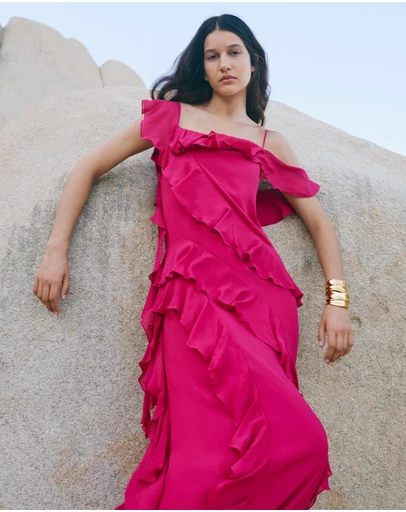 & Other Stories - Ruffle Maxi Dress