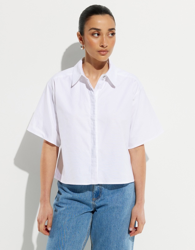 Calli - Macy Boxy Short Sleeve Shirt
