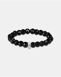 THOMAS SABO - THOMAS SABO Charm bracelet Obsidian Oval Beads
