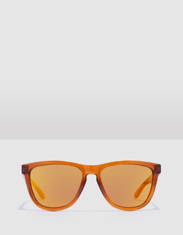 Hawkers Co - Polarized Brown Black One Raw Sunglasses for Men and Women UV400